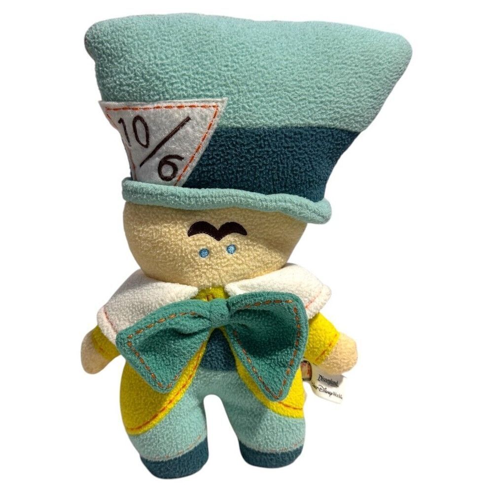 Alice in Wonderland Pook A Looz Disneyland/Disney World Mad Hatter Fleece‎ Plush